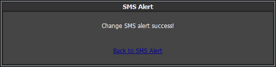 sms alert success
